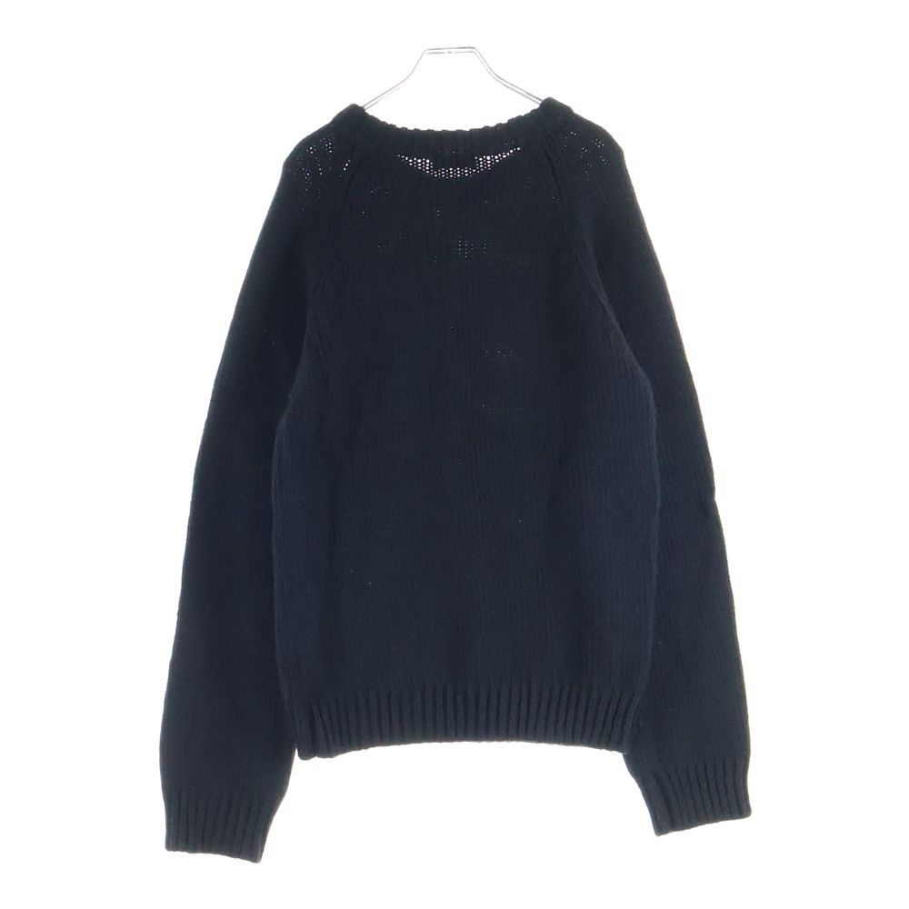 RAF SIMONS (ラフシモンズ) 21AW Rワッペンロゴ ジップデザイン クルー 