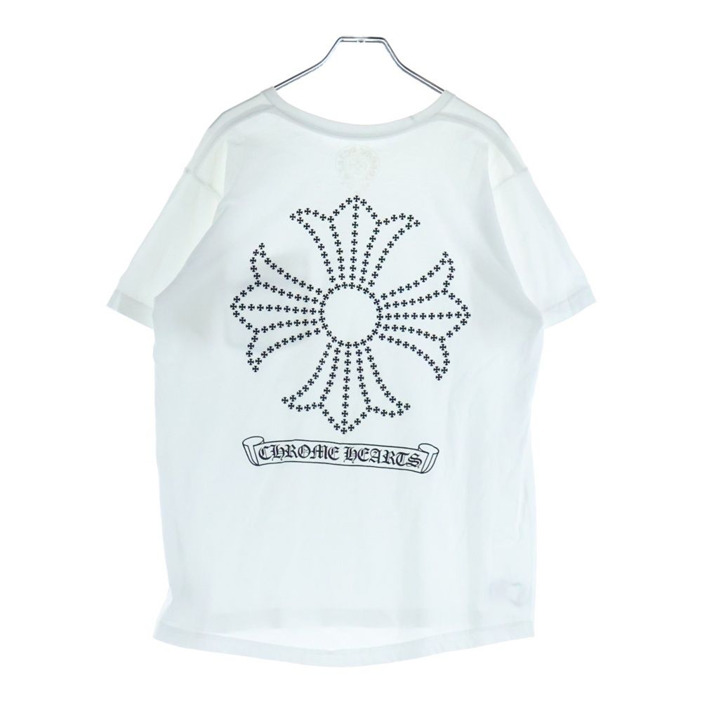 CHROME HEARTS (クロムハーツ) CH PLUS TEE 胸 裾 ロゴ ポケット