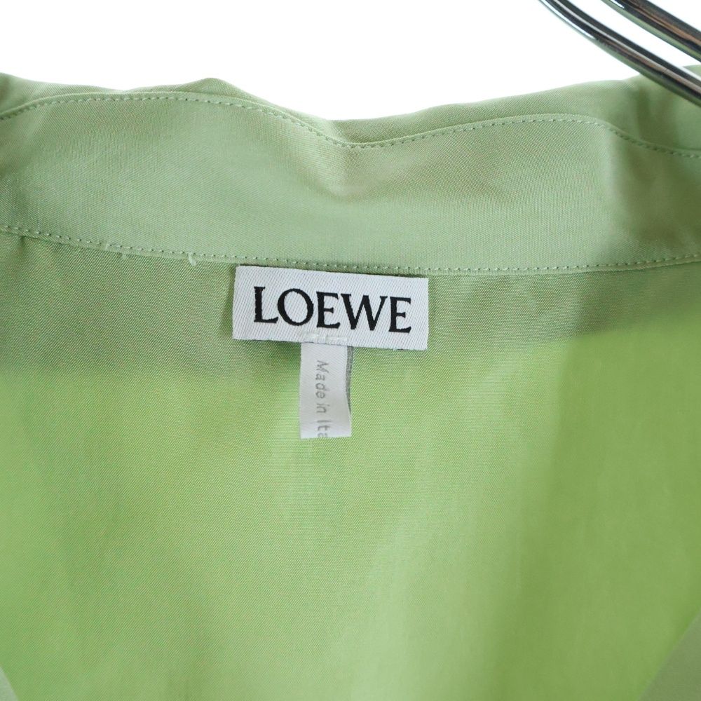 LOEWE (ロエベ) アナグラムロゴ オープンカラー 長袖シャツ S359Y05X65