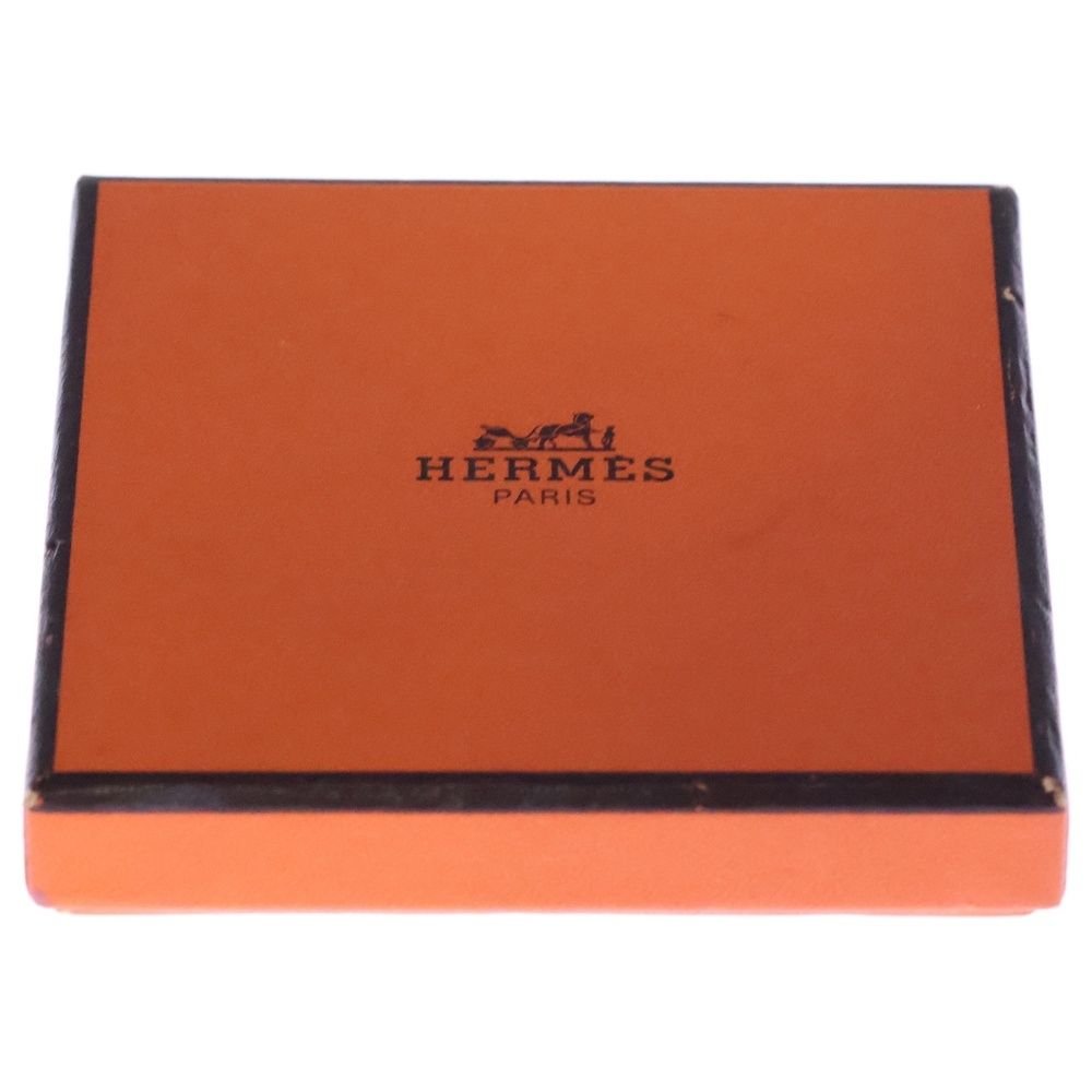 HERMES (エルメス) ケリーバングル カデナ オレンジ シルバー金具