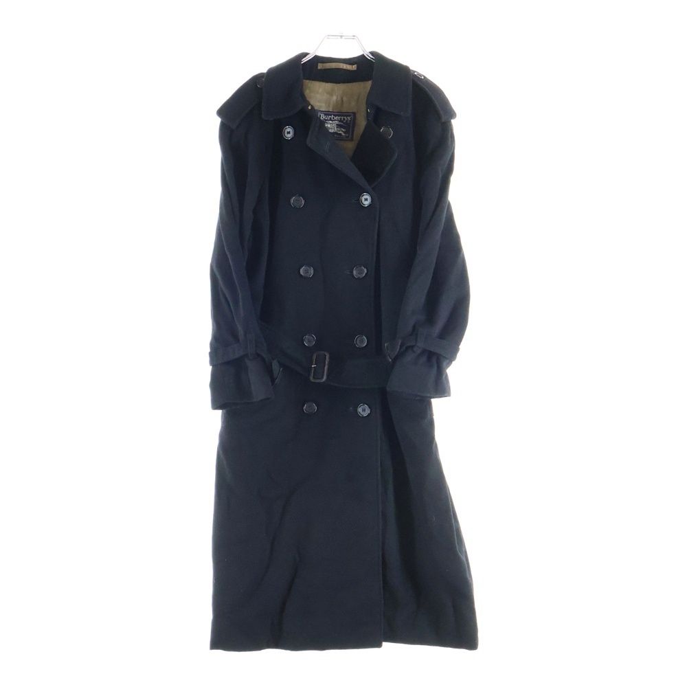 BURBERRY (バーバリー) ウール トレンチ コート ブラック - メルカリ