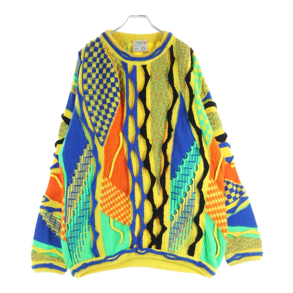 COOGI (クージー) 3D DESIGN KNIT SWEATER ケーブル コットン 長袖