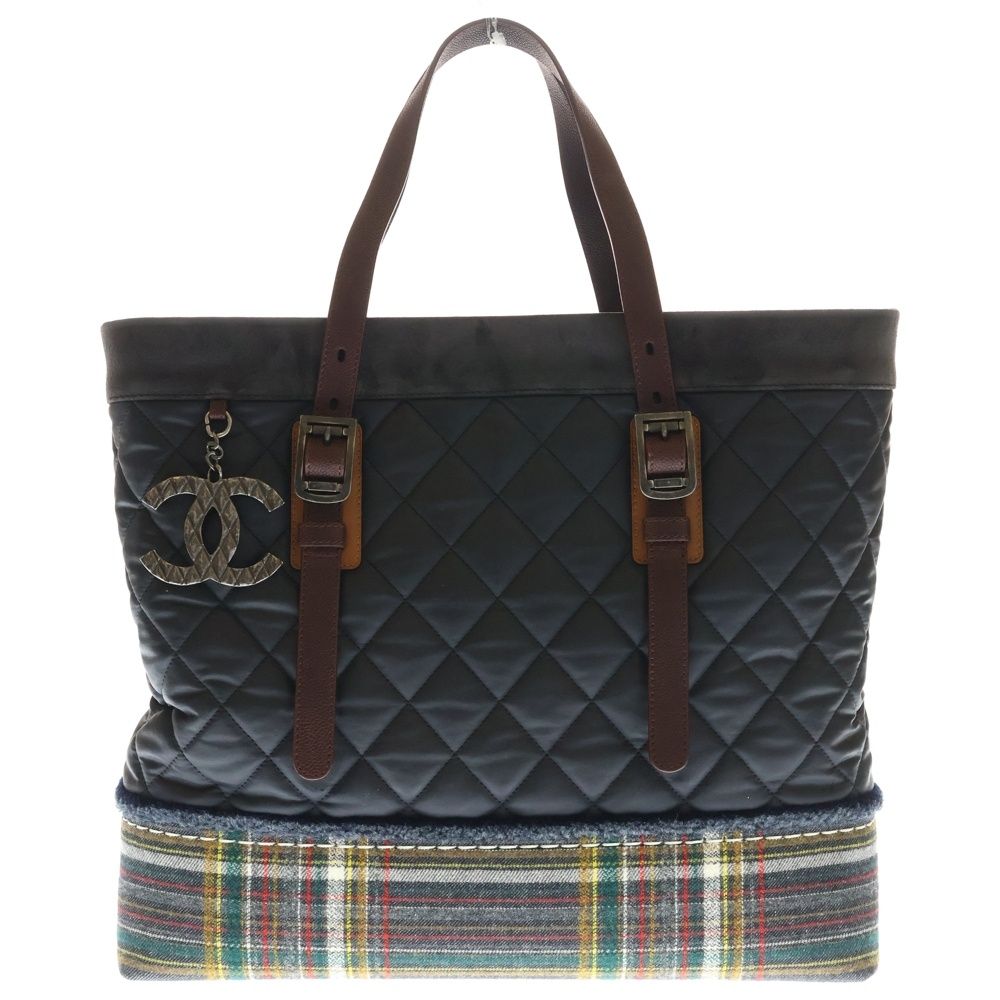 CHANEL (シャネル) マトラッセ キルティング ツイード ココマーク