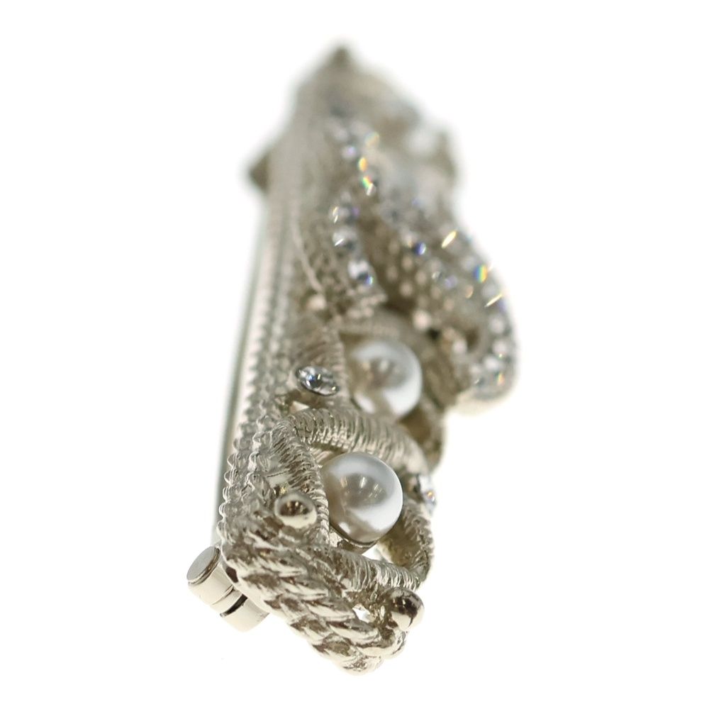 CHANEL (シャネル) ココマーク ブローチ ラインストーン ゴールド GP