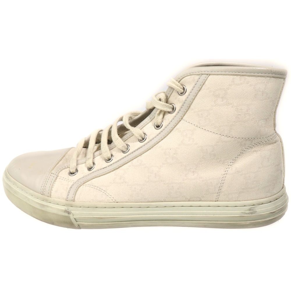 GUCCI (グッチ) GGキャンバス ハイカットスニーカー アイボリー 426188