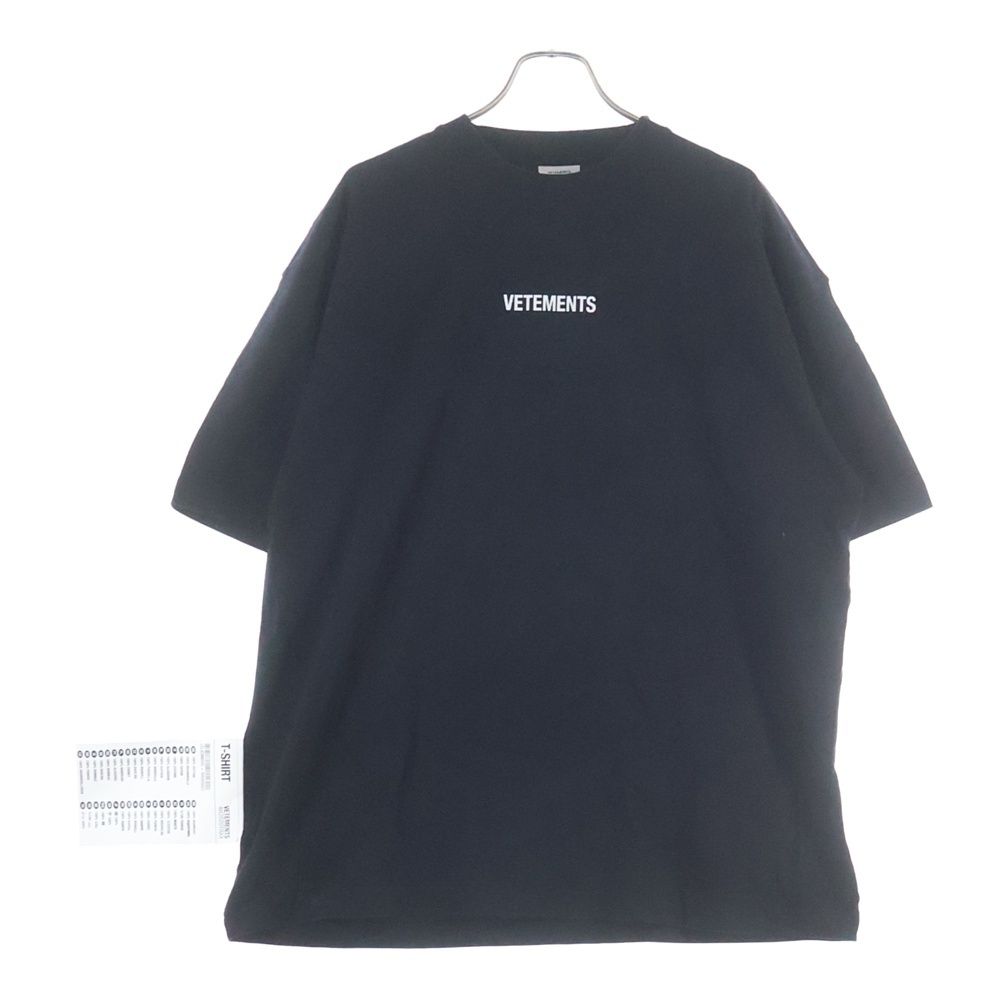 VETEMENTS (ヴェトモン) 19AW LOGO PRINTED TEE ロゴプリント クルー