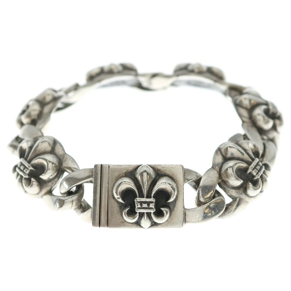 CHROME HEARTS (クロムハーツ) BS FLUER LINK BSフレアリンク ブレスレット シルバー