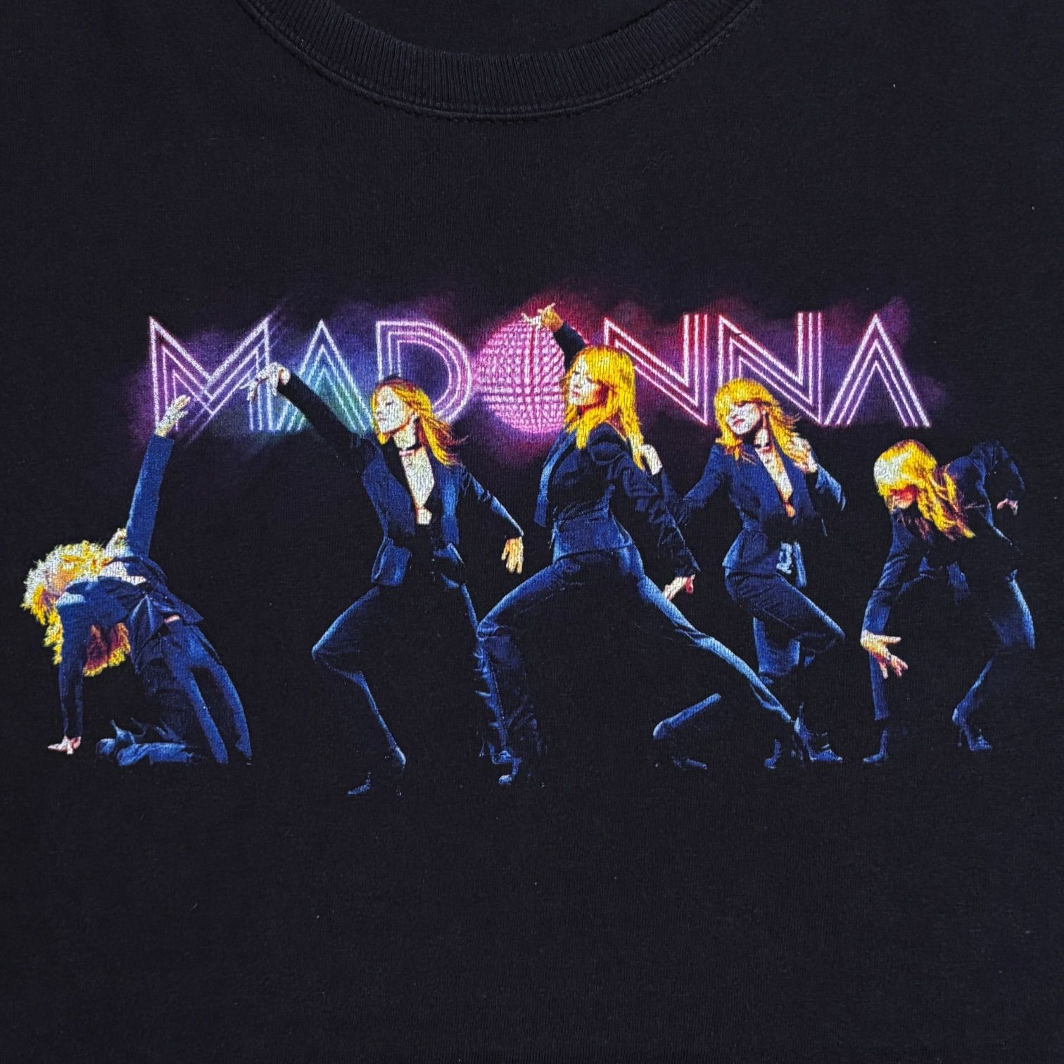 古着 00s Madonna Confessions Tour マドンナ ツアー Tシャツ ブラック