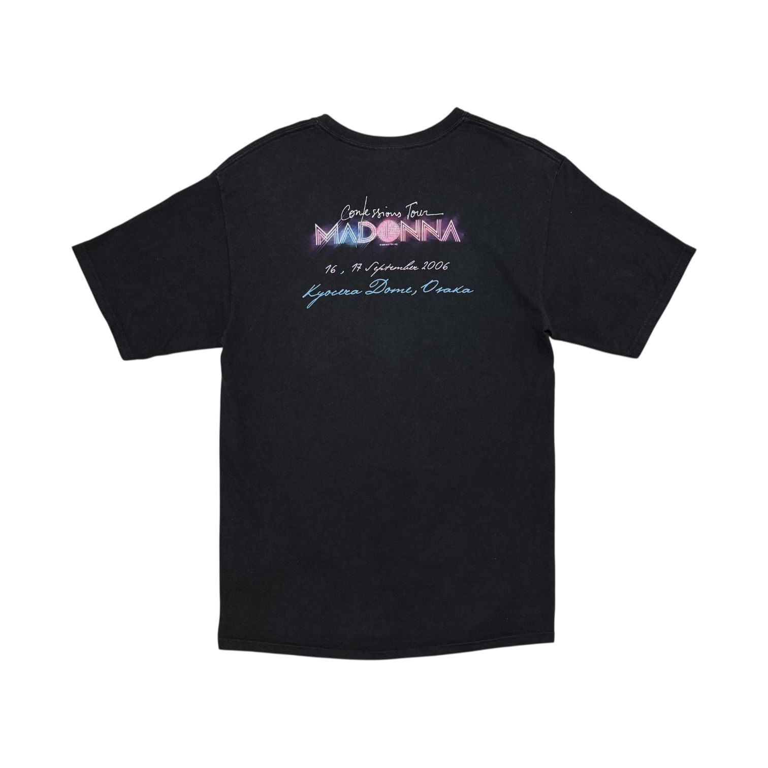 古着 00s Madonna Confessions Tour マドンナ ツアー Tシャツ ブラック