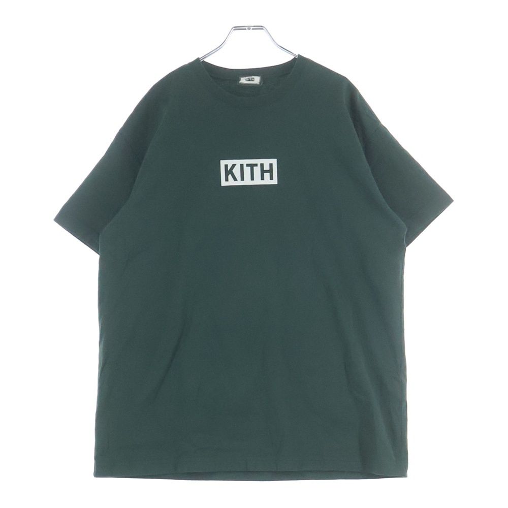 KITH (キス) ロゴデザイン クルーネック カットソー 半袖Tシャツ