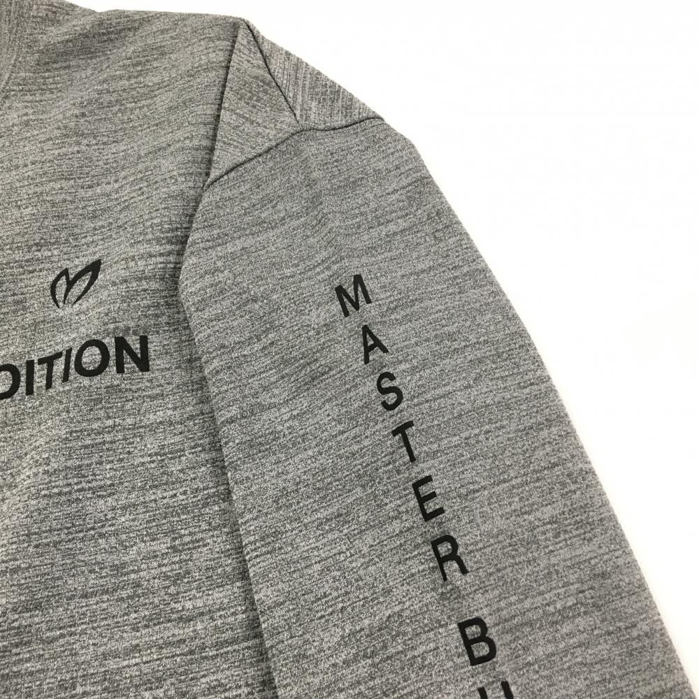 超美品】マスターバニー 長袖ハイネックシャツ 杢グレー ロゴ