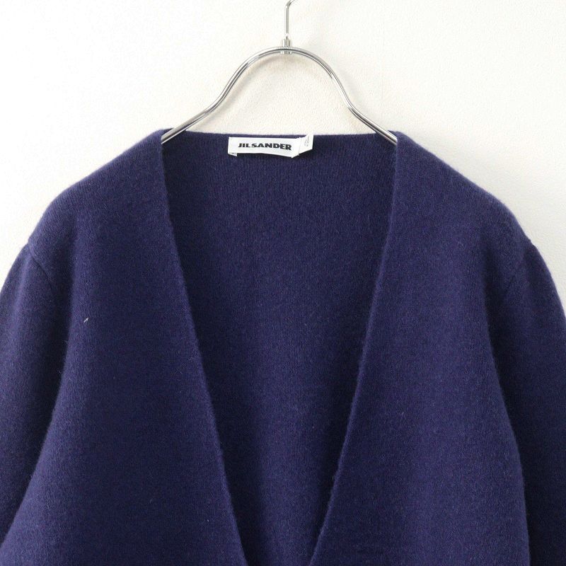ジルサンダー JIL SANDER Vネックニットロングカーディガン 38