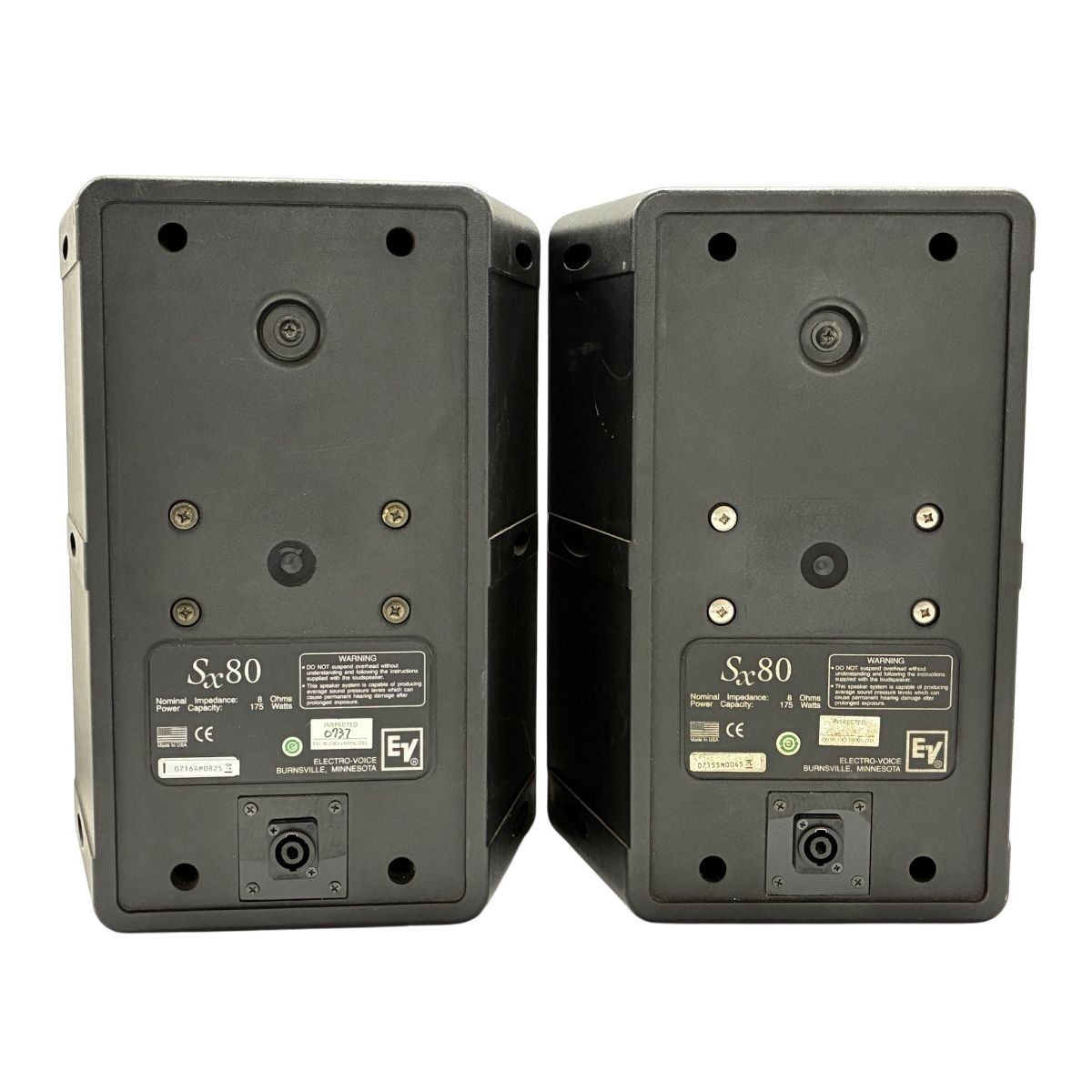 Electro-Voice SX80 2WAY ペア スピーカー EV エレクトロ ヴォイス