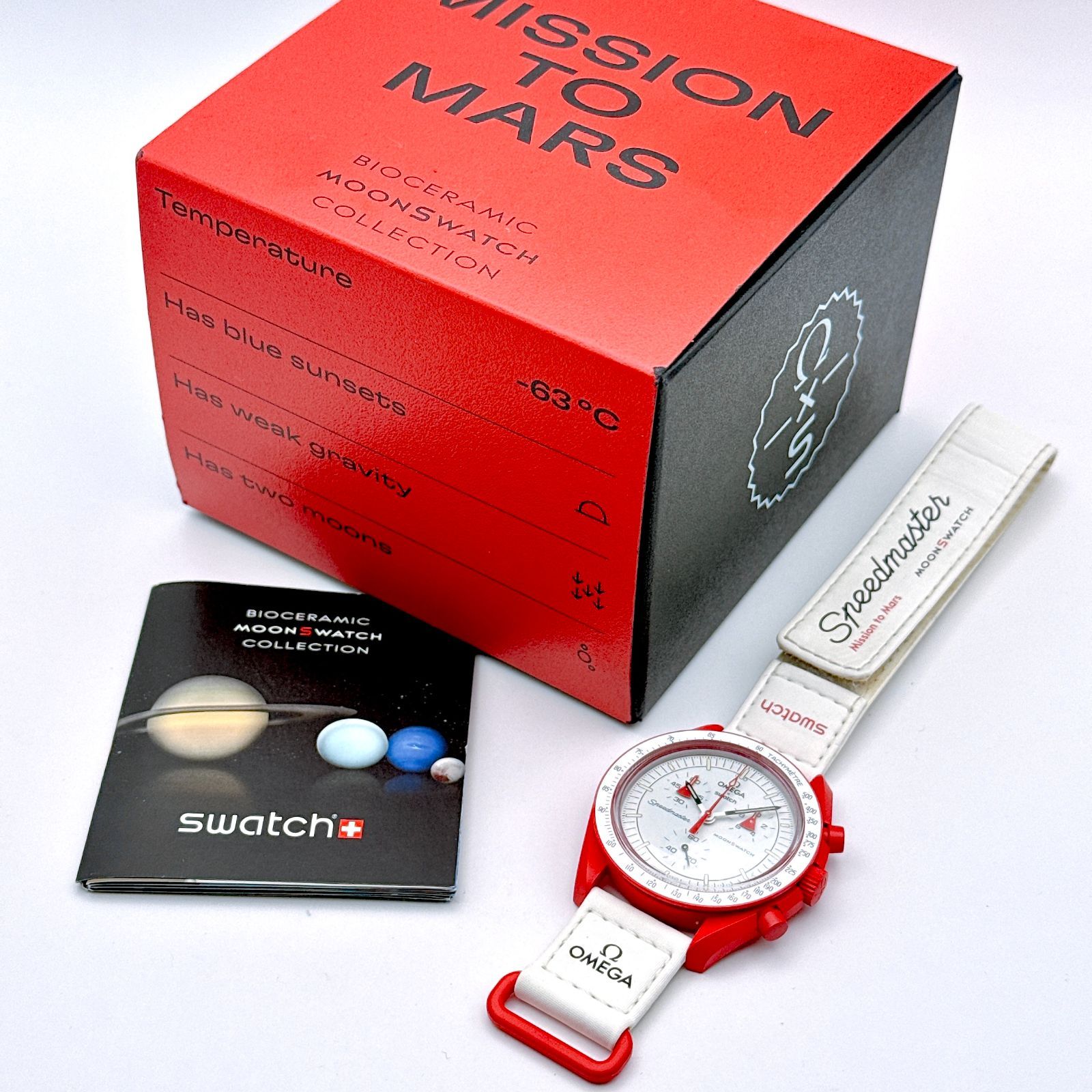 A127【箱入り・電池交換済】OMEGA x SWATCH MOONSWATCH 「Mission to 