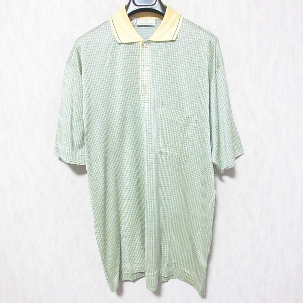 美品 Ermenegildo Zegna エルメネジルドゼニア コットンニット