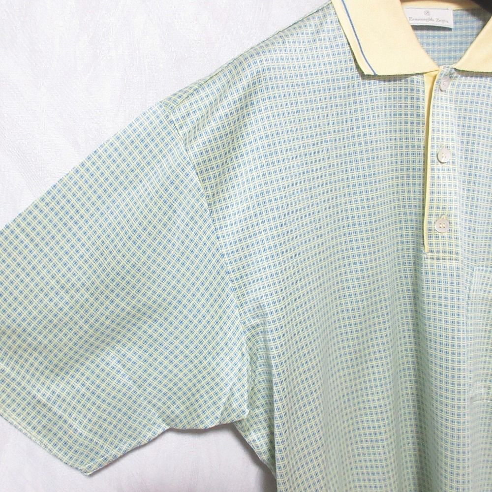 美品 Ermenegildo Zegna エルメネジルドゼニア コットンニット