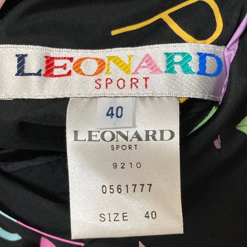 美品 LEONARD SPORT レオナールスポーツ リバーシブル フラワー