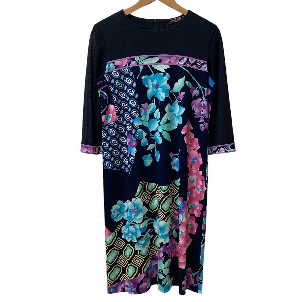 良品 LEONARD FASHION レオナール カンカン フラワープリント