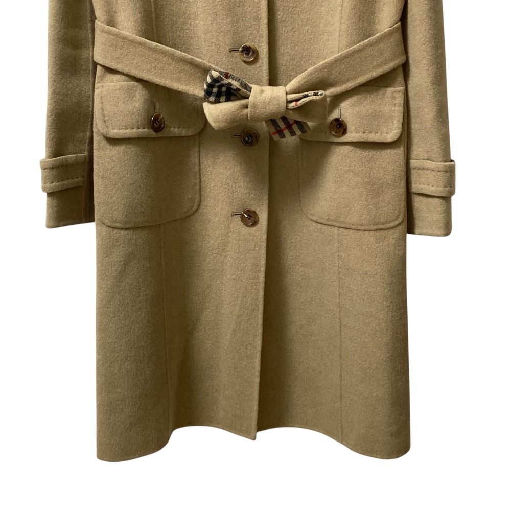 美品 BURBERRY LONDON バーバリーロンドン 裏地ノバチェック カシミヤ