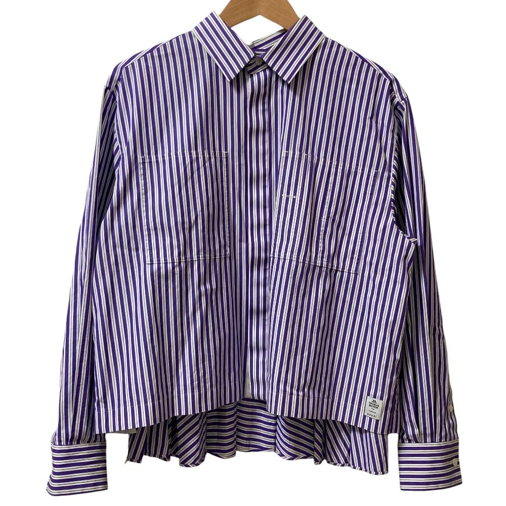 美品 sacai THOMAS MASON サカイ トーマスメイソン ストライプ バック