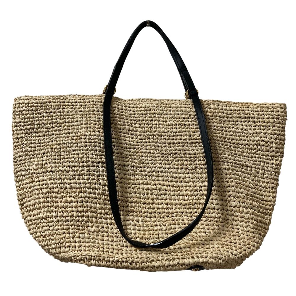 レディース 美品 VIOLAdORO ヴィオラドーロ SANDRO 2WAY ラフィア 