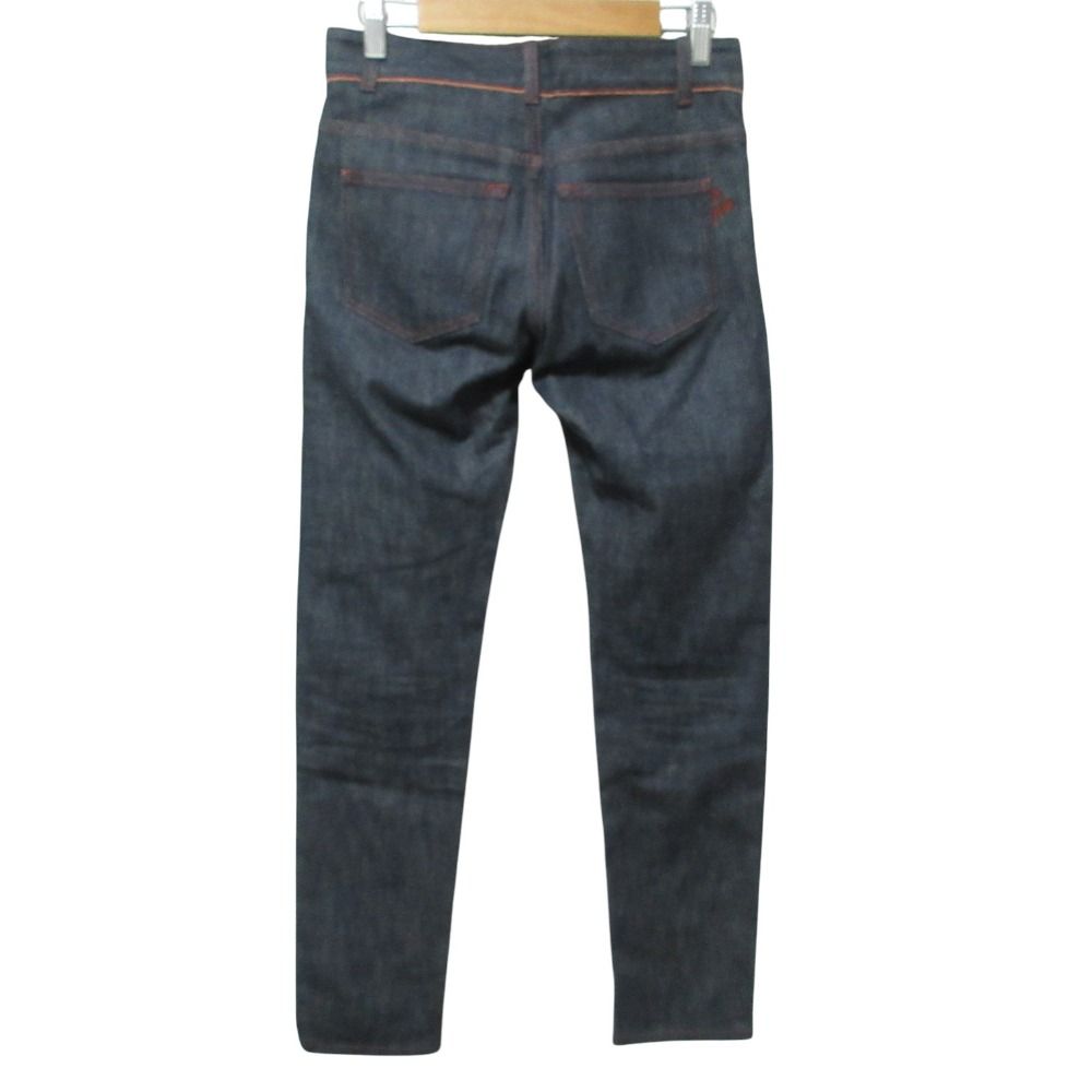 美品 Loro Piana ロロピアーナ レッドステッチ ストレッチ デニム