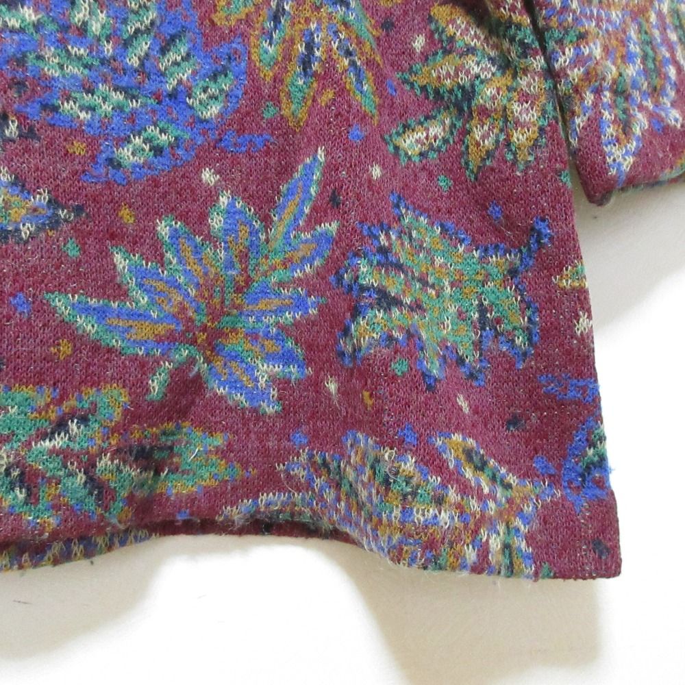 美品 MISSONI ミッソーニ リーフ柄 ウール モヘアブレンド ニット