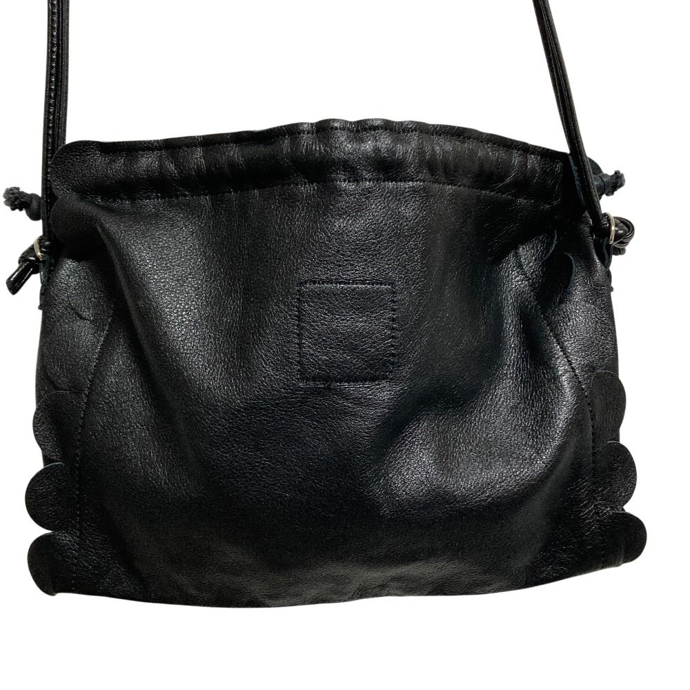 新品同様 LUDLOW ラドロー スカラップ レザー ショルダーバッグ