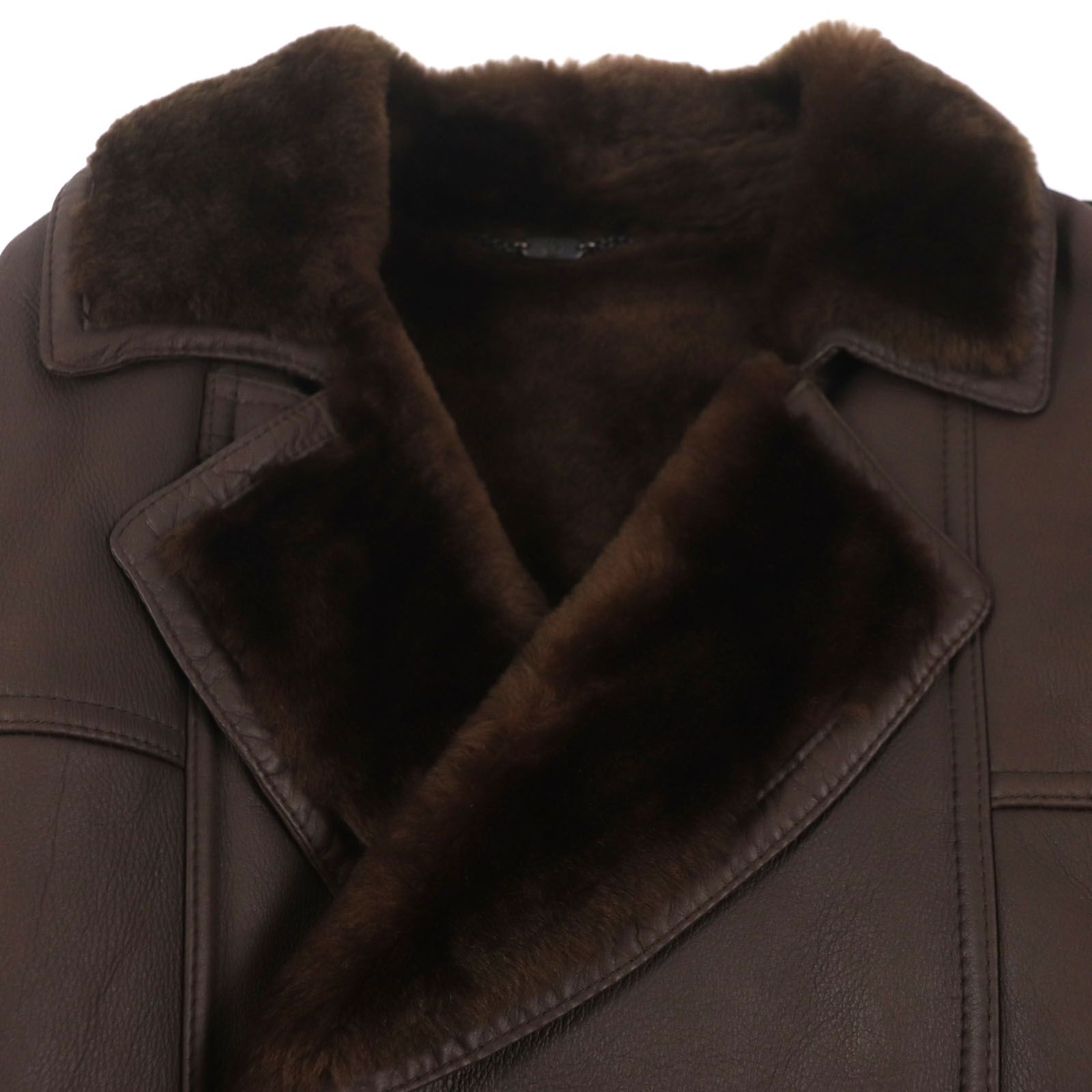 良品▽Nazareno Gabrielli ナザレノガブリエリ shearling 肉厚 ダブル 