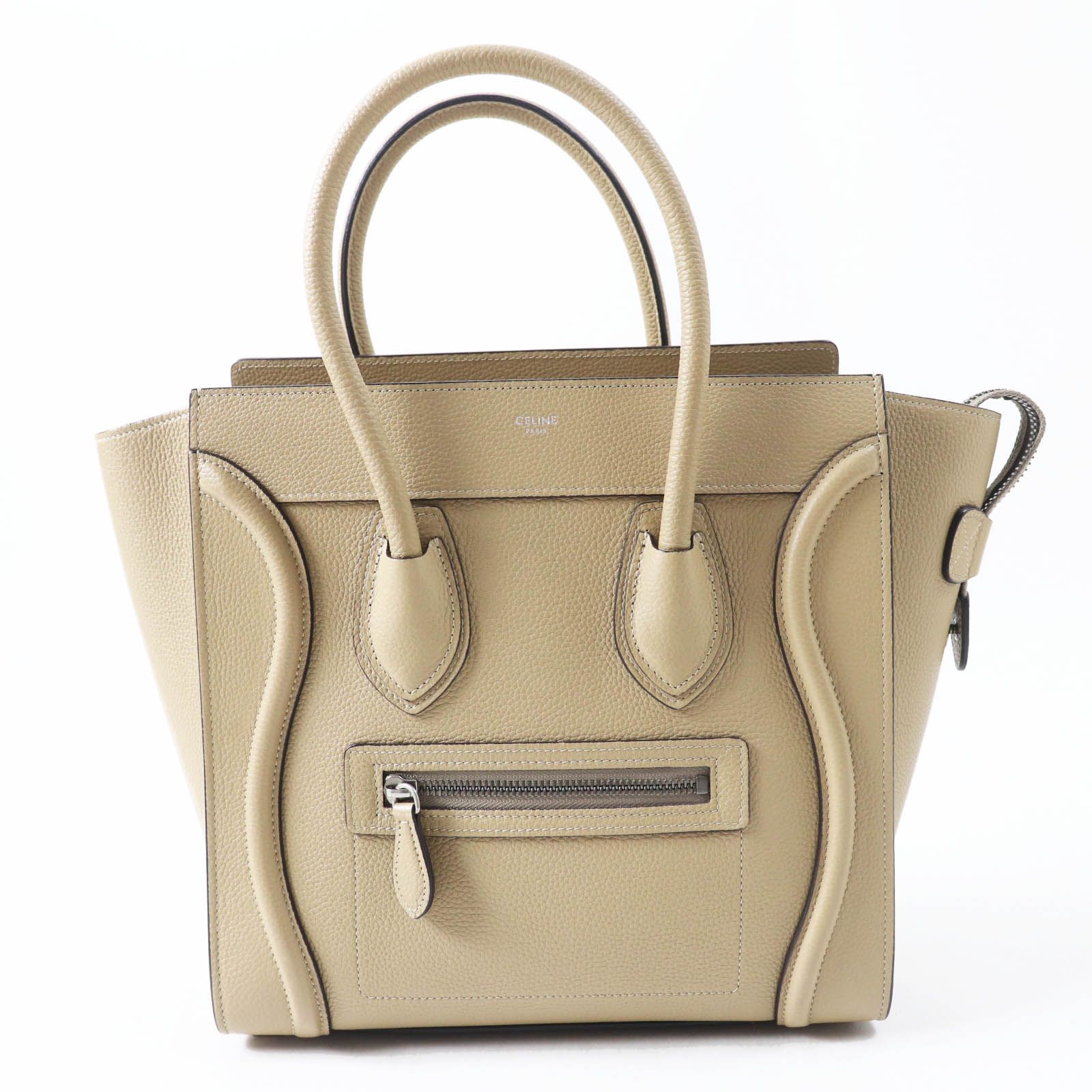 極美品◎CELINE セリーヌ 18979 ラゲージ マイクロ ショッパー 