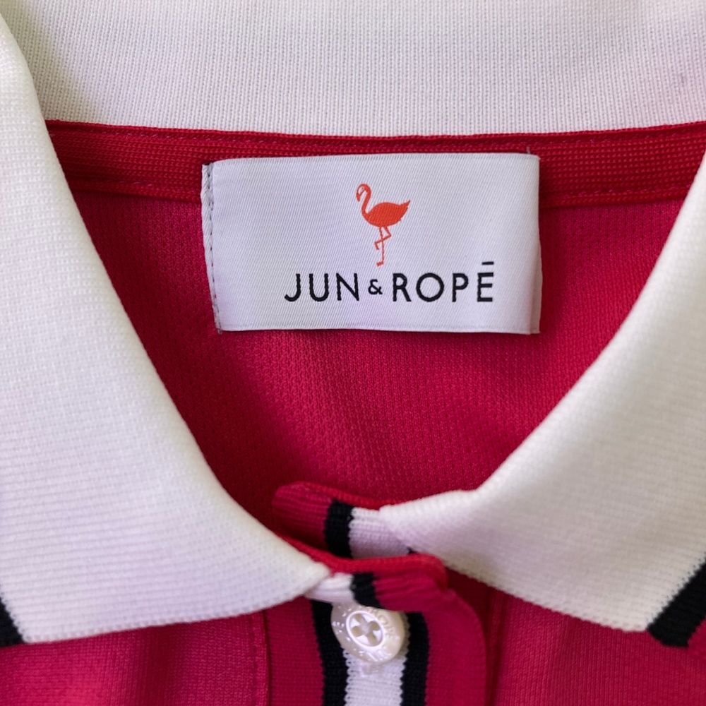 サイズ：S JUN&ROPE ジュン アンド ロペ ノースリーブポロシャツ