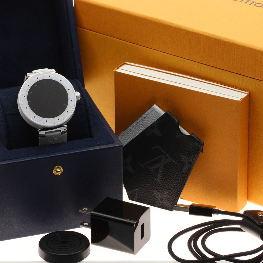 ルイ・ヴィトン LOUIS VUITTON QA080 タンブール ホライゾンV2 クォーツ メンズ 箱・保証書付き_944231 ルイ・ヴィトン LOUIS VUITTON QA080 タンブール ホライゾンV2