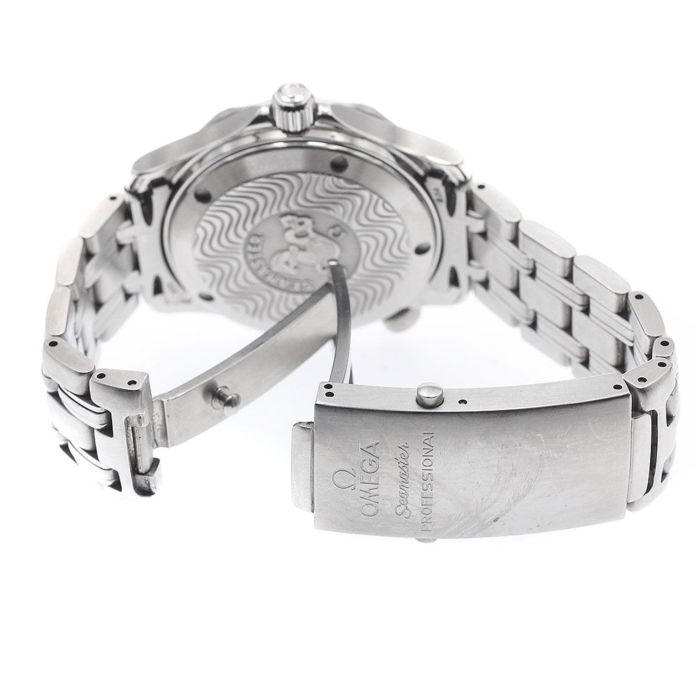  オメガ OMEGA 2250.50 シーマスター300ｍ デイト 自動巻き ボーイズ 保証書付き_937960 お手入れ簡単 自動巻き時計 腕時計(アナログ)