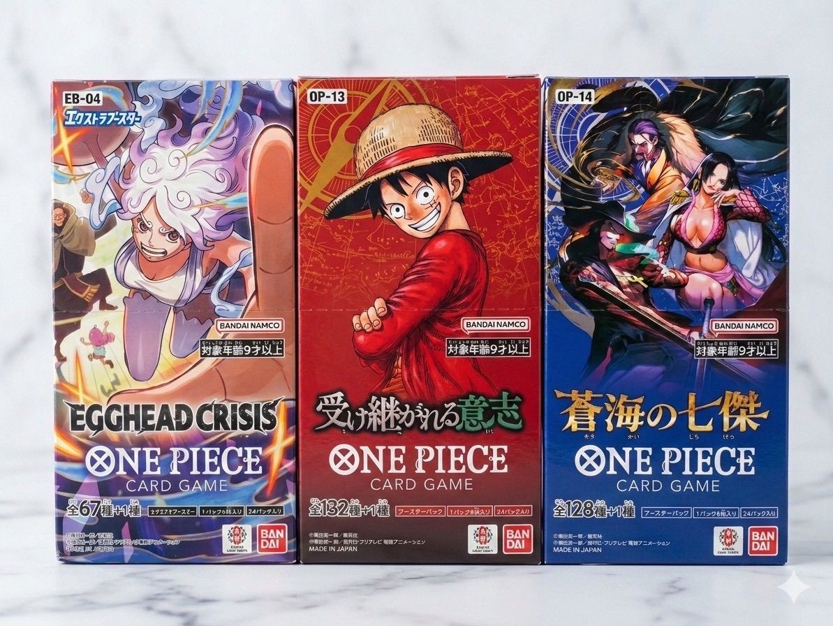 新品未開封テープ付き】ONE PIECE 3BOX 蒼海の七傑 受け継がれる意志