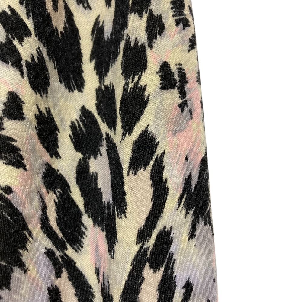 美品 LEONARD PARIS レオナールパリ レオパード ウール ニット