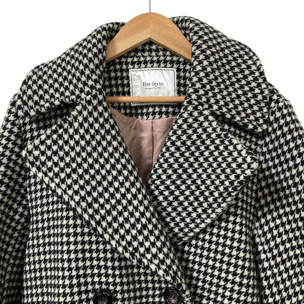 美品 24AW Her lip to ハーリップトゥ Proust Wool-Blend Melton Coat