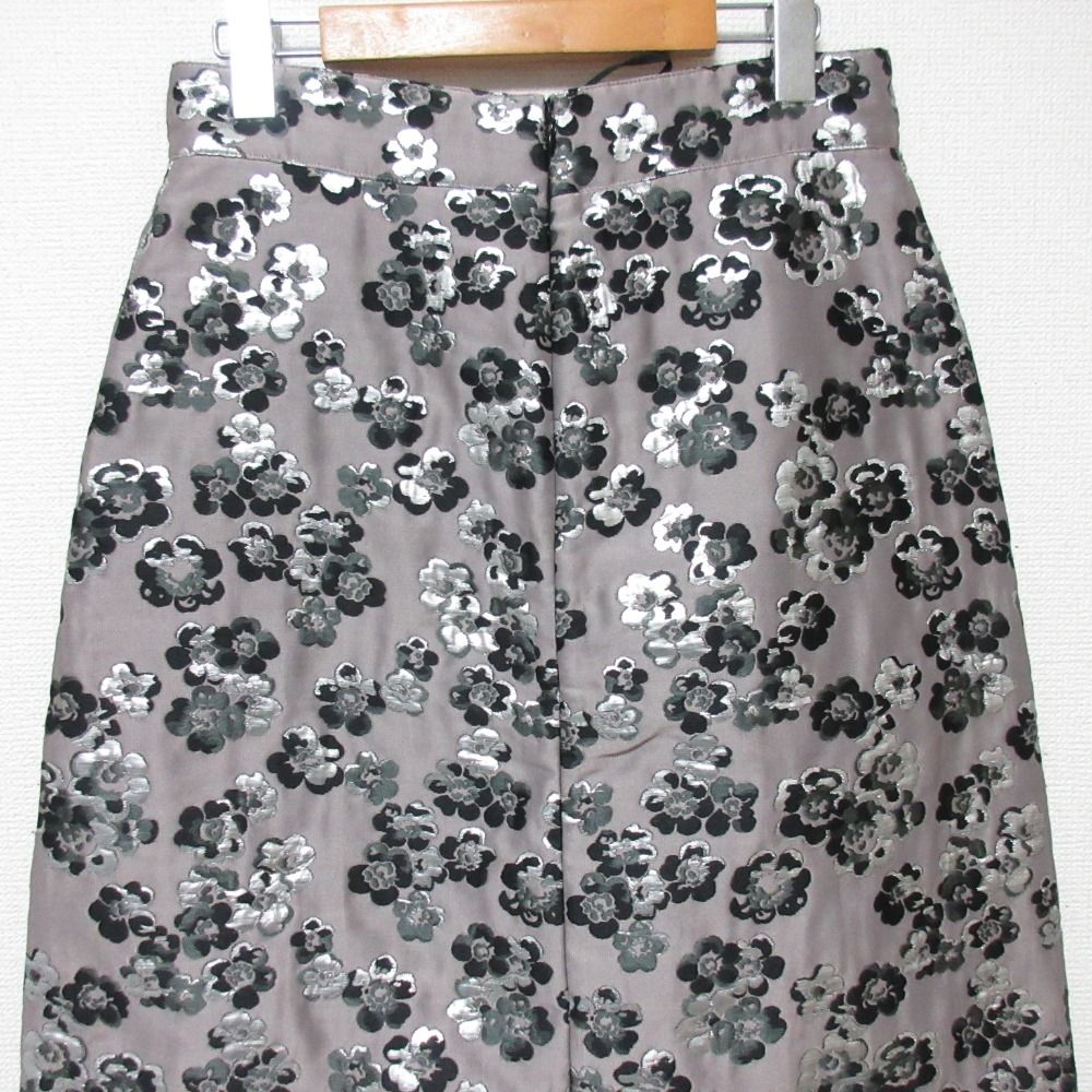 美品 JIL SANDER NAVY ジルサンダーネイビー フラワージャガード