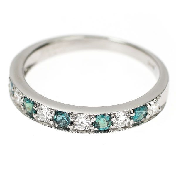 希少 Pt900 アレキサンドライト ダイヤモンド リング 0.26ct D0.26ct