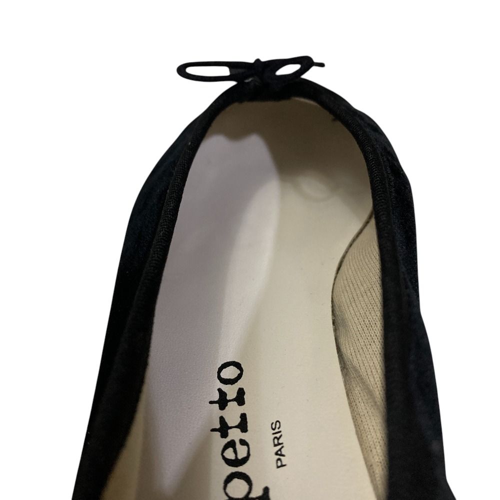 美品 repetto レペット Lilouh バレエ フラットシューズ ベロア F34