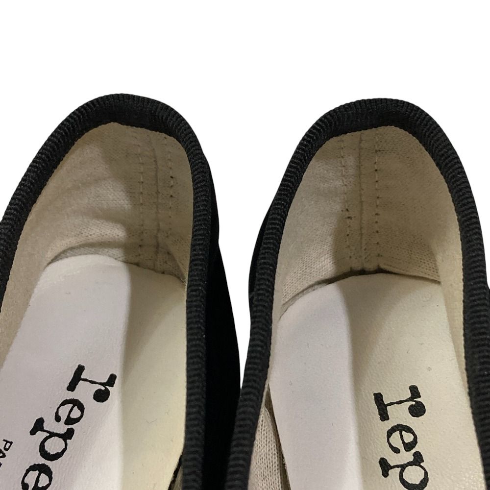 美品 repetto レペット Lilouh バレエ フラットシューズ ベロア F34