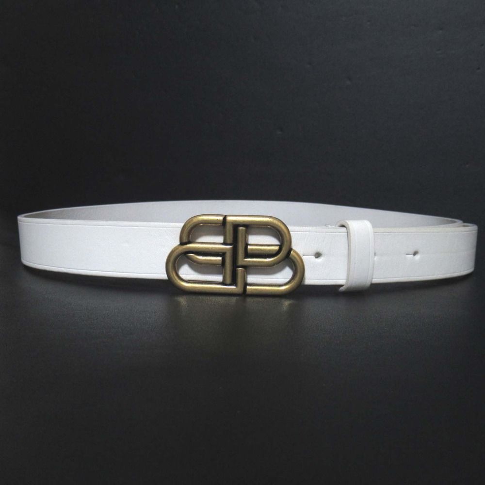 良品 BALENCIAGA バレンシアガ BB THIN BELT BBバックル レザーベルト