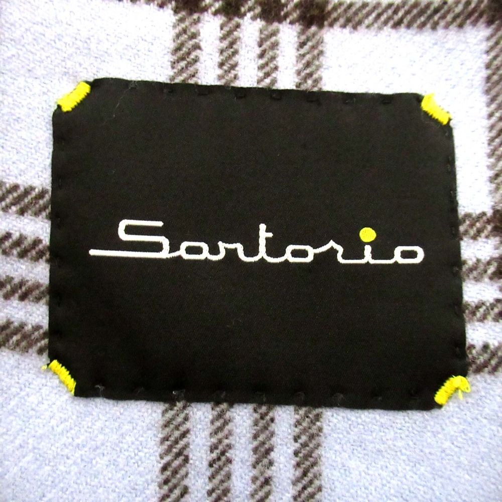 セール，大得価 美品 Sartorio サルトリオ チェック柄 フランネル