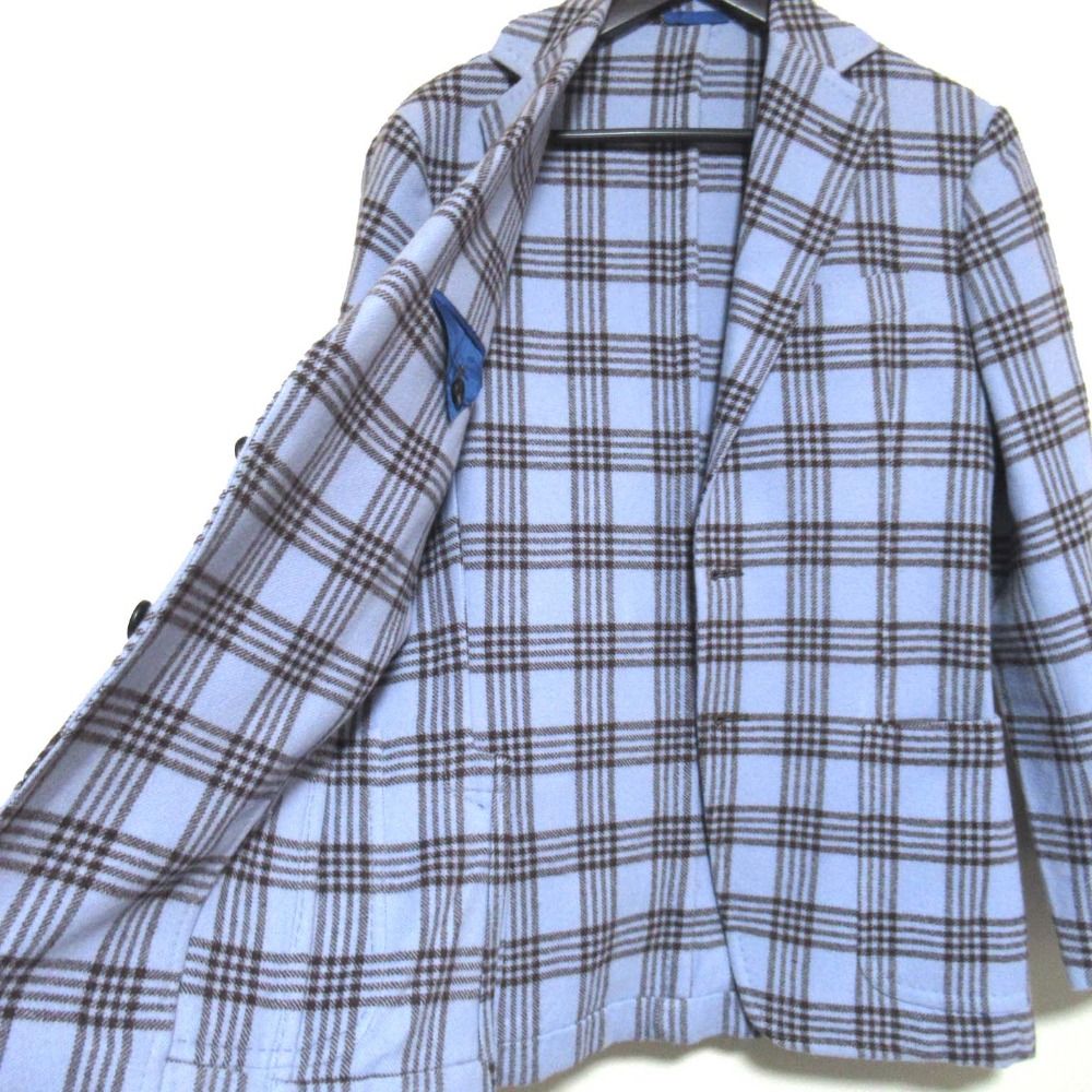 セール，大得価 美品 Sartorio サルトリオ チェック柄 フランネル