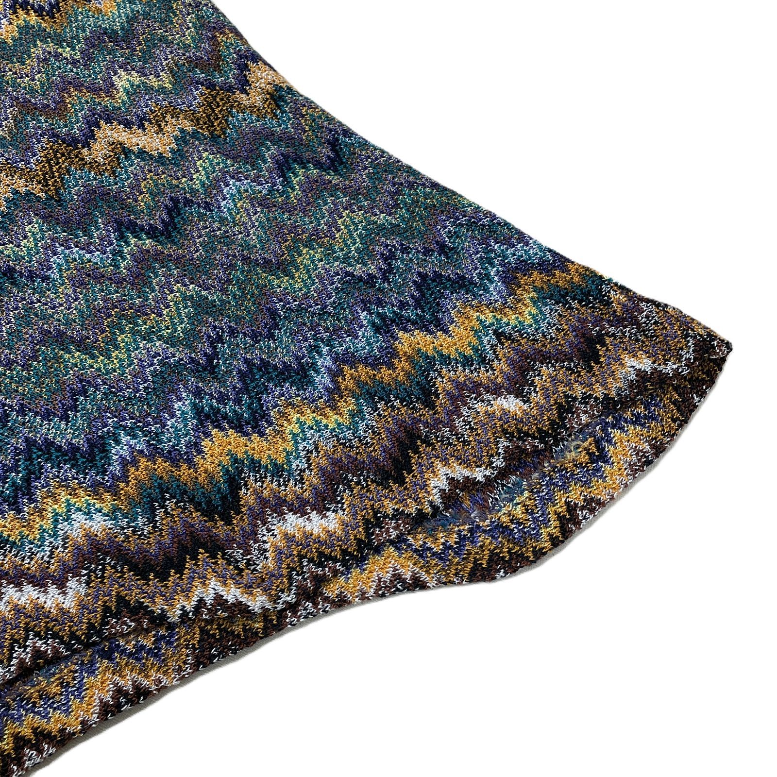 MISSONI ミッソーニ 半袖ニット セーター マルチカラー 総柄 - Mercari