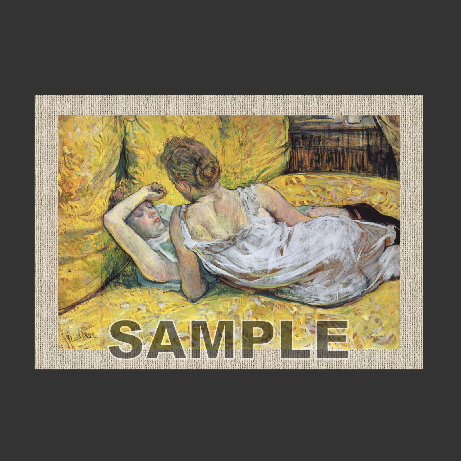 アンリ・ド・トゥールーズ＝ロートレック（Lautrec） 「 二人の友人