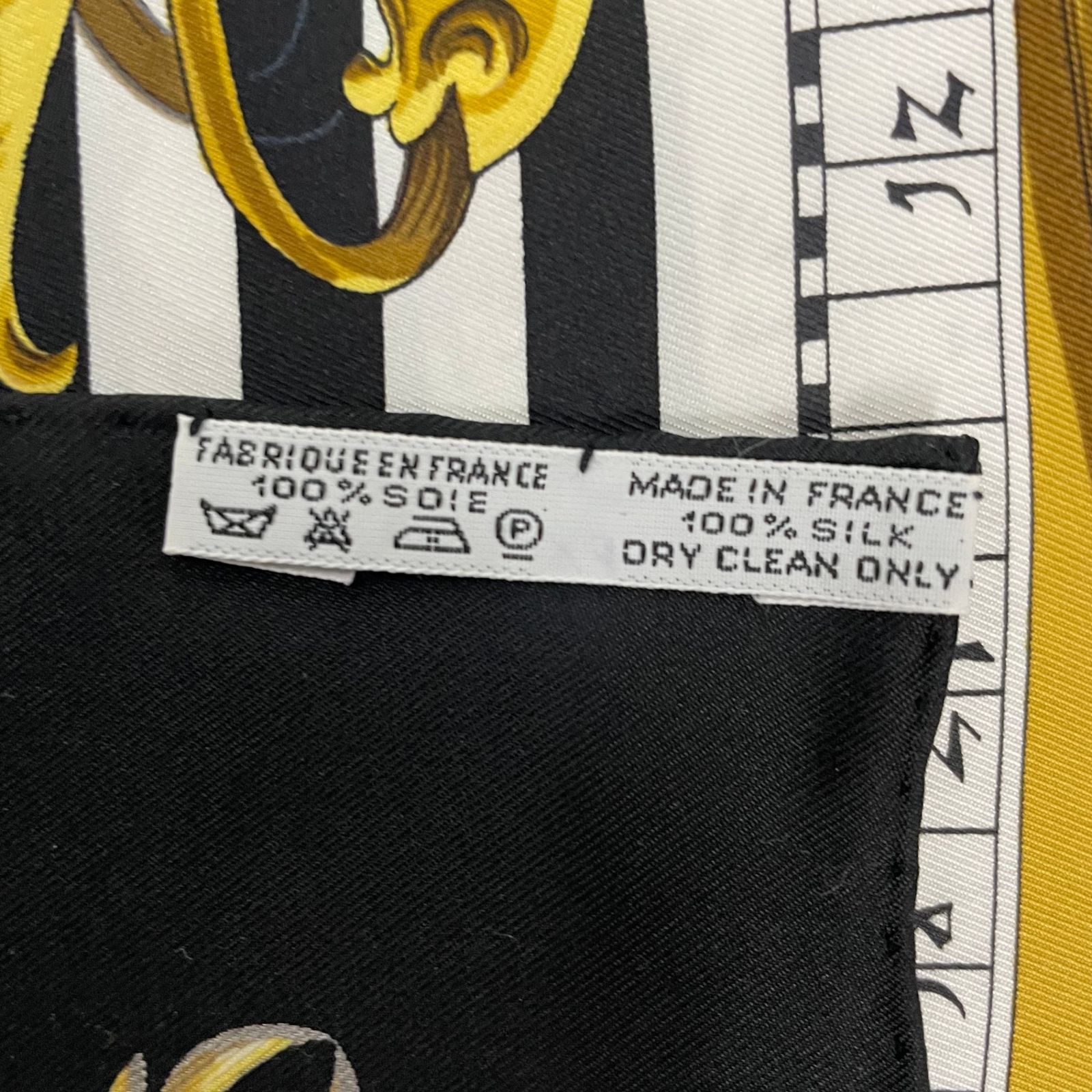 未使用品 HERMES エルメス スカーフ シルク カレ90 DIES ET HORE