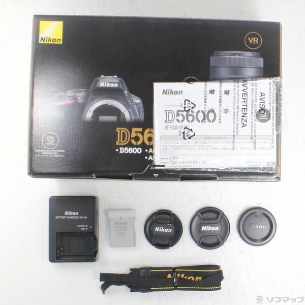 ソフマップ 〔中古品〕 NIKON D5600 ダブルズームキット ブラック【262