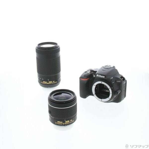 ソフマップ 〔中古品〕 NIKON D5600 ダブルズームキット ブラック【262