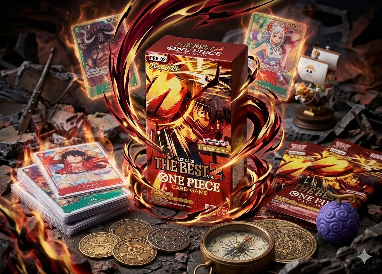 ✓【新品未開封テープ付き】ONE PIECE ワンピースカードゲーム THE