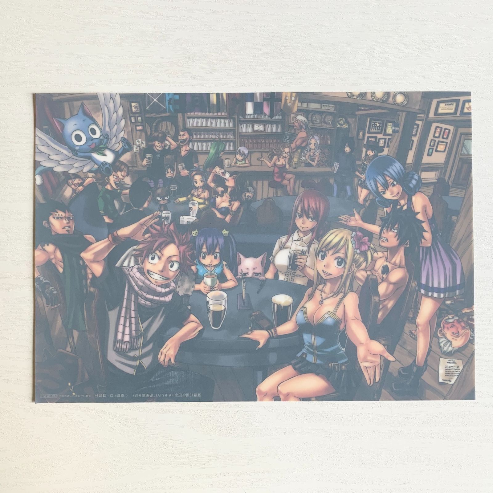 FAIRYTAIL フェアリーテイル 版画展 RISE WEB来場予約特典 A4クリア